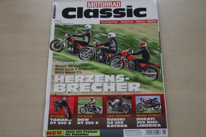 Deckblatt Motorrad Classic (08/2011)